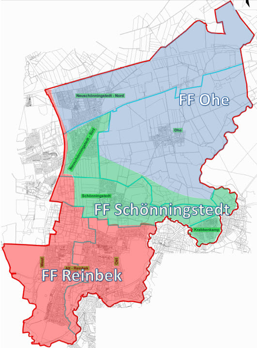 Alarmplan Feuerwehr Reinbek